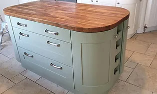 Kitchen Island Sample - The Spray Booth Derry